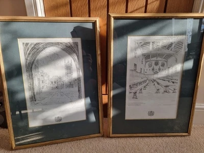 limited edition  Westminster School  pencil drawing by John Western - image 1 of 4