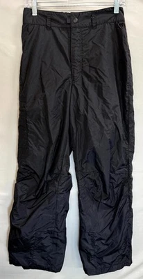 Pantalones de esquí Columbia para nieve para hombre pequeños negros de nailon pierna recta aislados impermeables Foto 1 de 4