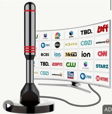 Antena de TV para Smart TV interna 2025 TV digital com ímã forte 4K 1080P HD - Imagem 1 de 4