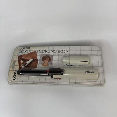 Vintage Conair Cordless Curling Iron Powered by Thermacell CA0262CS NOS - Image 1 of 4