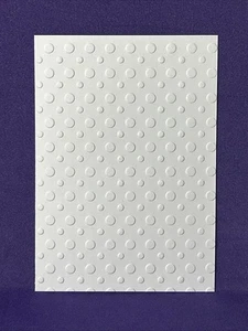 Darice Embossing Essentials Folder Bubbles Dots Scrapbooking - Picture 1 of 4