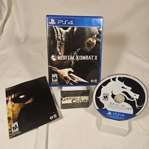 Mortal Kombat X Sony PlayStation 4 PS4 Spiel CIB mit Hülle Handbuch Fighting Mature - Bild 1 von 3