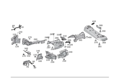 Blindaje original Mercedes-Benz 166-682-13-00 Foto 1 de 2