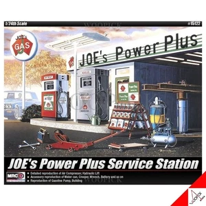 ACADEMY 1/24 JOE's Power Plus Service Station Tankstelle Hobbymodell #15122 - Bild 1 von 4