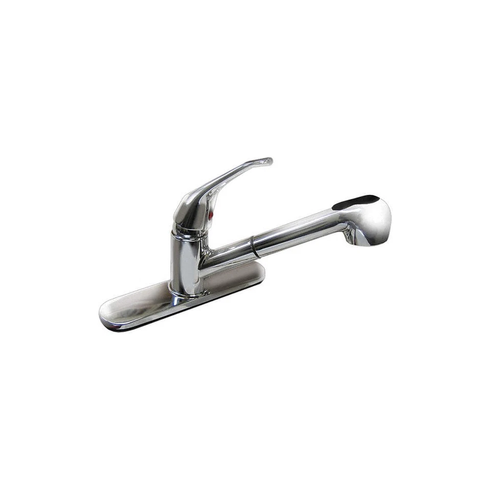 DOMINION FAUCETS 77-2100 Straight,Chrome,Dominion Faucets,1.8gpm 31XJ44 - Image 1 of 1