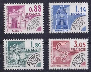FRANCE Year 1981 Postage Stamps Pre-Cancellation Set Buildings Mi 2241 - 2244 ** - Picture 1 of 1