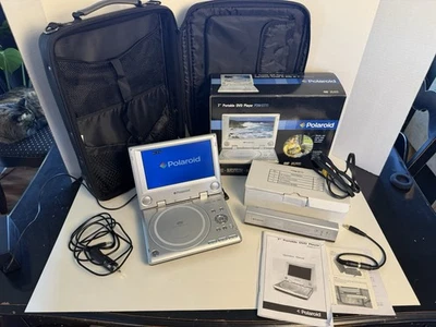 Polaroid PDM-0711 Portable DVD Player (7") COMPLETE Cables Accessories Bag Box - Image 1 of 4