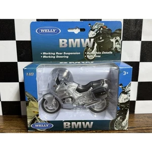BMW Motorcycle Scale 1:18 R1100 RT - WELLY Diecast Model - Picture 1 of 6