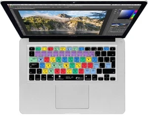 Housse De Clavier Shortcuts Hotkeys Pour Adobe Photoshop MacBook Pro / Air - Afbeelding 1 van 1