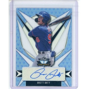 2021 Leaf Valiant Brett Baty Platinum Blue Autografo SP/35 - Foto 1 di 2