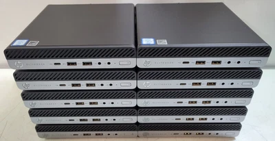 LOT 10 HP EliteDesk 800 G4 DM 35W Mini 2.10GHz Core i5 8500T 16GB RAM NO HDD (b) - Image 1 of 4