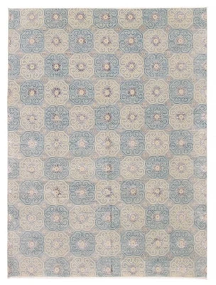 Alfombra oriental tradicional anudada a mano alfombra de 9'0" x 12'0" Foto 1 de 4