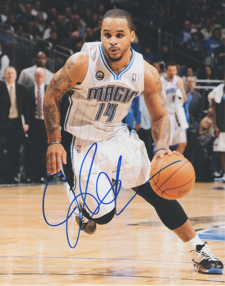 Jameer Nelson *ORLANDO MAGIC* Signed 8x10 Photo COA GFA - Image 1 of 1