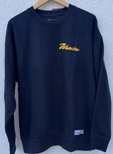 Mitchell & Ness Golden St. Warriors Script Crew Sweatshirt NWT XL MSRP $70 - Picture 1 of 6