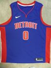 Detroit Pistons Jersey, # 0 Andre Drummond, Nike 2Xl Blue