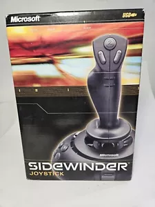 Microsoft Sidewinder 1.0 Joystick USB cablato per PC - Nuovo sigillato - Foto 1 di 9