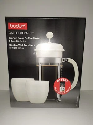 Bodum Caffettiera set cafetière a piston 1L 8 tasses Neuf - Photo 1/4