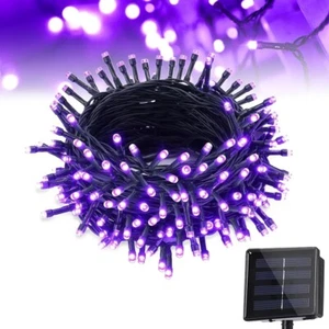 Outdoor Solar String Lights Garden 100 LED Solar Christmas Lights Decorations - Picture 1 of 8