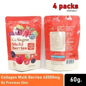 4x Prezioso Integratore Alimentare Collagene Multi Bacche 42000mg Cura della Pelle Nutriente - Foto 1 di 6