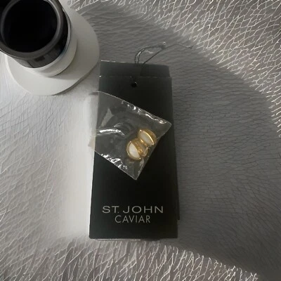 St. John Caviar Designer Replacement Button W/ Tag - Image 1 of 4