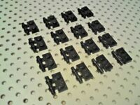 1x2 stud-aligned bridges - Black x16 2540 Lego Plates with Handle