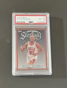 1996 Topps Finest Sterling DENNIS RODMAN #5 PSA 8 - Picture 1 of 1