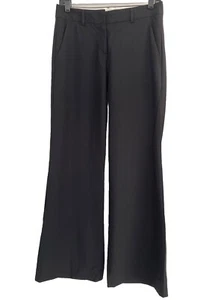 Theory Women’s Size 2 Black Wool Blend Wide Leg Dress Pants *READ - Picture 1 of 14