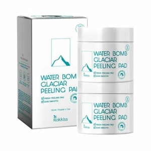 Rokkiss Water Bomb Glaciar Peeling Pad 70ea 150ml*2Pcs - FREE SHIPPING - Picture 1 of 1