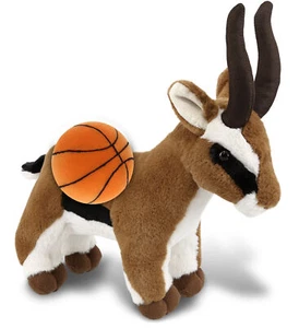 PLUSH BASKETBALL - SUPER-SOFT PLUSH - ANTELOPE 10" - Picture 1 of 5