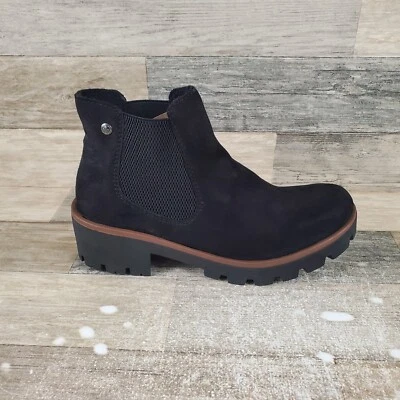 Rieker 79265 Womens Chelsea Boots Womens Sz 9.5 Black Pull On Round Toe Platform - Image 1 of 4