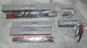 Nissan Genuine OEM Silvia S15 Emblem Badge Set from Japan 78896-91F01 - Picture 1 of 4
