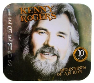 Beginnings of an Icon by Kenny Rogers (CD, Mar-2011, Legends 10 Top Hits, Tin) - Picture 1 of 4