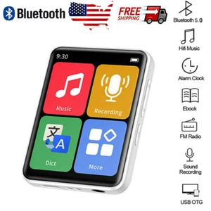 MP4 MP3 Player Bluetooth 5.0 Touchscreen Sport Verlustfrei HIFI Musik FM Radio - Bild 1 von 17