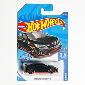 Hot Wheels Honda Series 2018 Honda Civic Type R (Black)