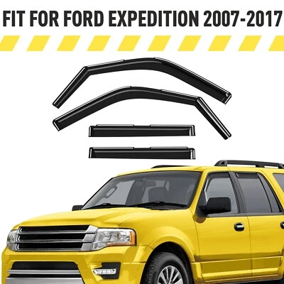 Protectores de lluvia viseras de ventilación pantalla para Ford Expedition/Lincoln Navigator 07-17 Foto 1 de 4