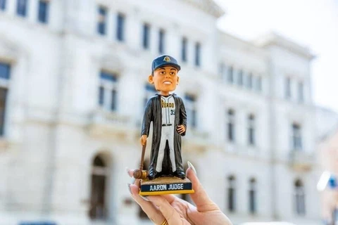 Aaron Judge bobblehead Charleston RiverDogs Cover