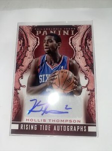 2013-14 Panini Rising Tide Autographs #47 Hollis Thompson Auto RC Rookie Card