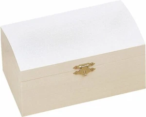 Holz Schatztruhe Verschluss Deckel Aufbewahrung Schmuck Farbe Basteln Dekorieren Auswahl - Bild 1 von 4