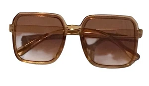 Brown Oversized Square Sunglasses - Picture 1 of 4