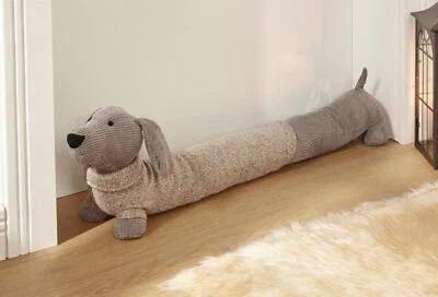 Zugluft Stopper "Dackel" Fenster Tür Boden Dichtung Isolierung Luft Wind Stop - Bild 1 von 4