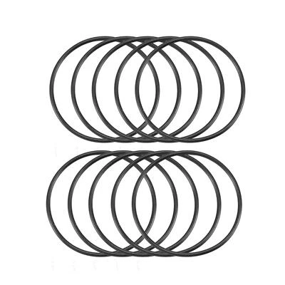 UXCELL 38mm x 35mm x 1.5mm Flexible Rubber O Ring Oil Seal Gasket Washers 10 Pcs