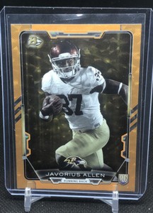 2015 Bowman Rookies Gold Javorius Allen /50  #60 Rookie RC