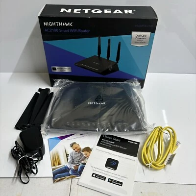 NETGEAR NIGHTHAWK AC2100 Smart WiFi Router HD Streaming - Windows - Mac - IPv6 - Image 1 of 4