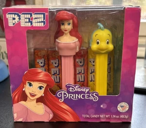 Little Mermaid Pez Twin Box Set ~ Little Mermaid & Flounder ~ New in Box - Picture 1 of 5