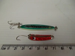 35 mm Hawgers Jig-A-Whopper Spoon 2 & a 65 mm metal Slug - Picture 1 of 11
