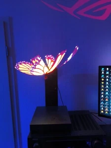 F52 3D-Hologramm-Projektor-Werbedisplay-Lüfter Wandmontierter Player H4F1 - Bild 1 von 6