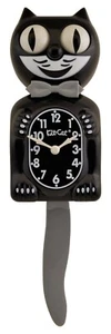 Limited Edition Grey Bow Tie and Grey tail Kit-Cat Klock (15.5″ high) Clock - Picture 1 of 1