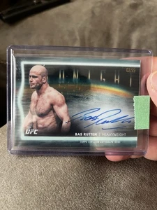BAS RUTTEN 2025 TOPPS MIDNIGHT UFC HORIZON SIGNATURES TWILIGHT AUTO /99 Q3967 - Picture 1 of 2