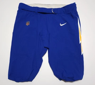 2020 Los Angeles Chargers Nike Team Issue Made in USA 44 Game Shorts - Image 1 of 4