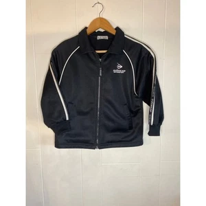 DUNLOP Motorsports Kids jacket size 130 6-8yrs black racing - Picture 1 of 5